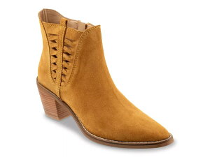 uGm fB[X V[Y u[cECu[c Bueno Veronika Bootie Mustard Suede }X^[h
