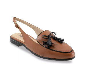 �g���b�^�[�Y ���f�B�[�X �V���[�Y �X���b�|���E���[�t�@�[ Trotters Lillie Mule Cognac/Black �u���b�N
