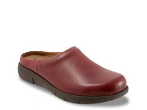 �\�t�g�E�H�[�N ���f�B�[�X �V���[�Y �T���_�� Softwalk Andria Mule Red ���b�h