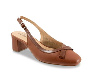 �g���b�^�[�Y ���f�B�[�X �V���[�Y �p���v�X Trotters Dalani Pump Brown �u���E��