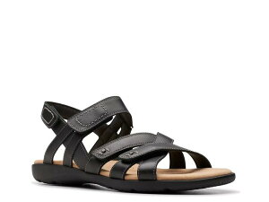 N[NX fB[X V[Y T_ Clarks Elizabell Gem Sandal Black ubN