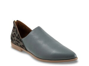 �u�G�m ���f�B�[�X �V���[�Y �X���b�|���E���[�t�@�[ Bueno Beau Slip-On Ash Blue/Brown Leopard Print �A�b�V��