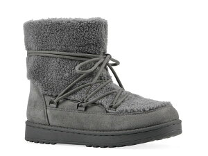 �z���C�g�}�E���e�� ���f�B�[�X �V���[�Y �u�[�c�E���C���u�[�c White Mountain Isador Bootie Grey �O���[