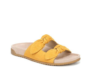 oCIjbN fB[X V[Y T_ Vionic Elara Sandal Yellow Suede CG[