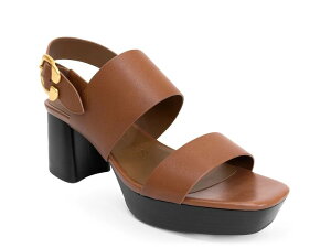 �G�A���\�[���Y ���f�B�[�X �V���[�Y �T���_�� �v���b�g�t�H�[�� Aerosoles Prym Platform Sandal Clay Brown Leather �u���E��