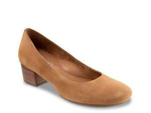 �\�t�g�E�H�[�N ���f�B�[�X �V���[�Y �p���v�X Softwalk Lynn Pump Cognac Nubuck
