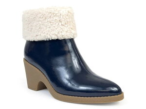 �G�A���\�[���Y ���f�B�[�X �V���[�Y �u�[�c�E���C���u�[�c Aerosoles Booker Wedge Bootie Navy/Beige �l�C�r�[