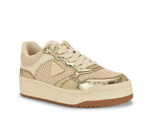 QX fB[X V[Y Xj[J[ Guess Miram Sneaker Gold Metallic S[h