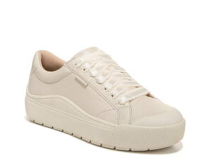 �h�N�^�[�E�V���[�� ���f�B�[�X �V���[�Y �X�j�[�J�[ �v���b�g�t�H�[�� Dr. Scholl's Time Off Platform Sneaker - Women's Champagne Fabric �V�����p��