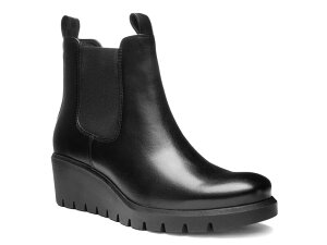 �A�� ���f�B�[�X �V���[�Y �u�[�c�E���C���u�[�c �`�F���V�[�u�[�c �`�F���V�[ Ara Cascade Wedge Chelsea Boot Black �u���b�N