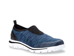 �v���y�b�g ���f�B�[�X �V���[�Y �X�j�[�J�[ PropetravelActive Slip-On Walking Shoe - Women's Dark Blue/Black �u���b�N