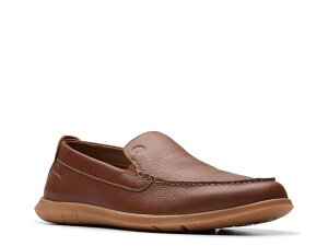 �N���[�N�X �����Y �V���[�Y �X���b�|���E���[�t�@�[ Clarks Flexway Step Slip-On Light Brown Leather �u���E��