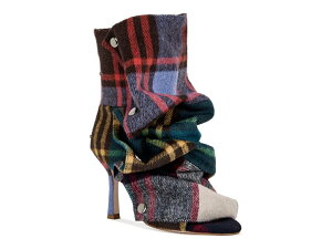 �A�U���A ���� ���f�B�[�X �V���[�Y �u�[�c�E���C���u�[�c Azalea Wang Birdsong Bootie Multicolor Plaid Print �}���`�J���[