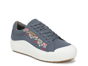�h�N�^�[�E�V���[�� ���f�B�[�X �V���[�Y �X�j�[�J�[ �v���b�g�t�H�[�� Dr. Scholl's Time Off Platform Sneaker - Women's Blue �u���[