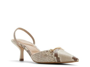 �A���h ���f�B�[�X �V���[�Y �p���v�X Aldo Lianya Pump Off White/Grey Snake Print �I�t�z���C�g