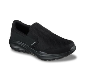 スケッチャーズ メンズ シューズ スリッポン・ローファー リラックスフィット Skechers Relaxed Fit Equalizer 6.0 Derikk Slip-On - Men's Black ブラック