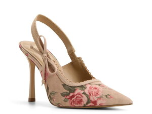 �A���h ���f�B�[�X �V���[�Y �p���v�X Aldo Hennie Pump Beige Floral �x�[�W��