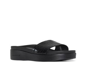 �h�i���h�v���l�[�� ���f�B�[�X �V���[�Y �T���_�� Donald Pliner Fiji Sandal Black Croc Print �u���b�N