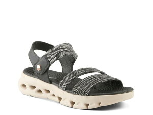 �t���N�T�X ���f�B�[�X �V���[�Y �T���_�� Flexus Garlina Wedge Sandal Black �u���b�N