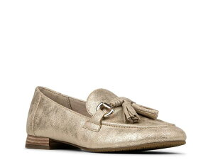 �h�i���h�v���l�[�� ���f�B�[�X �V���[�Y �X���b�|���E���[�t�@�[ Donald Pliner Fabia Loafer Platino Gold Synthetic �S�[���h