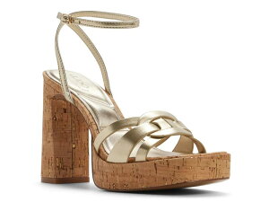�A���h ���f�B�[�X �V���[�Y �T���_�� �v���b�g�t�H�[�� Aldo Beverlyanne Platform Sandal Champagne �V�����p��