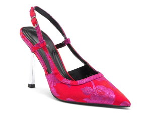 �A�U���A ���� ���f�B�[�X �V���[�Y �p���v�X Azalea Wang Vena Pumpink/Red Floral Print ���b�h