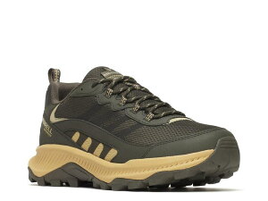 ������ �����Y �V���[�Y �u�[�c�E���C���u�[�c Merrell Speed Strike 2 Waterproof Hiking Boot - Men's Beige/Olive Green �O���[��