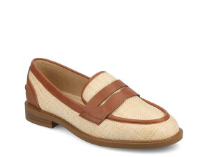 �W���[�j�[ ���f�B�[�X �V���[�Y �X���b�|���E���[�t�@�[ Journee Brooks Loafer Cognac Raffia