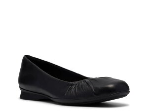 �N���[�N�X ���f�B�[�X �V���[�Y �p���v�X Clarks Jazymnn Lo Flat Black �u���b�N