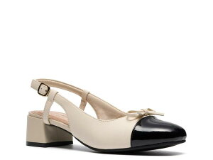 �N���[�N�X ���f�B�[�X �V���[�Y �p���v�X Clarks Iridessa Sling Pump Cream Leather �N���[��