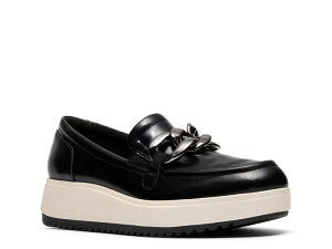 �N���[�N�X ���f�B�[�X �V���[�Y �X���b�|���E���[�t�@�[ Clarks Zylah Wedge Loafer Glossy Black �u���b�N
