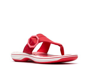 �N���[�N�X ���f�B�[�X �V���[�Y �T���_�� Clarks Breeze Cove Sandal Poppy Red ���b�h