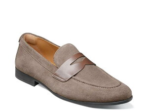 �t���[�V���C�� �����Y �V���[�Y �X���b�|���E���[�t�@�[ Florsheimodena Penny Loafer Grey Suede �O���[
