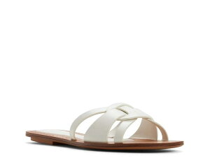 �A���h ���f�B�[�X �V���[�Y �T���_�� Aldo Rosemaryy Sandal White �z���C�g