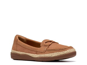 �N���[�N�X ���f�B�[�X �V���[�Y �X���b�|���E���[�t�@�[ Clarks Elaina Milly Loafer Tanubuck �^��