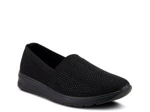 �t���N�T�X ���f�B�[�X �V���[�Y �X���b�|���E���[�t�@�[ FlexusCentury Slip-On Black �u���b�N