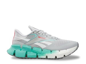 ���[�{�b�N ���f�B�[�X �V���[�Y �X�j�[�J�[ ReebokFloatZig 1 Running Shoe - Women's Grey/Teal �O���[