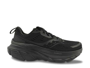 �T�b�J�j�[ �����Y �V���[�Y �X�j�[�J�[ SauconyGuide 18 Running Shoe - Men's Black/White �z���C�g