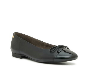 �|�[���E�O���[�� ���f�B�[�X �V���[�Y �p���v�X Paul GreenViolet Ballet Flat Black Leather �u���b�N