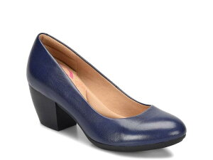 �R���t�H�[�e�B�o ���f�B�[�X �V���[�Y �p���v�X ComfortivaAmora Pump Blue �u���[