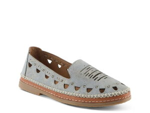 �X�v�����O�X�e�b�v ���f�B�[�X �V���[�Y �X���b�|���E���[�t�@�[ Spring StepAnoura Slip-On Slate Grey �X���[�g