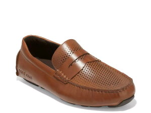 �R�[���n�[�� �����Y �V���[�Y �X���b�|���E���[�t�@�[ Cole HaanGrand Laser Driving Loafer Dark Brown �u���E��