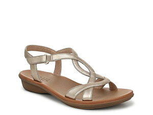 �\�E���j���g���C�U�[ ���f�B�[�X �V���[�Y �T���_�� SOUL NaturalizerSolo Sandal Platinum Gold �S�[���h