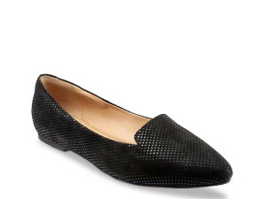 �g���b�^�[�Y ���f�B�[�X �V���[�Y �p���v�X TrottersHarlowe Slip-On Black Polka Dot Leather �u���b�N