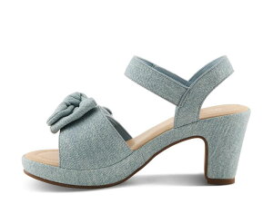 �p�g���V�A ���f�B�[�X �V���[�Y �T���_�� PatriziaBowdee Sandalight Denim Blue �f�j��