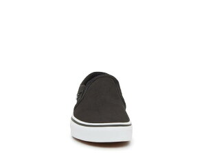 �o���Y ���f�B�[�X �V���[�Y �X���b�|���E���[�t�@�[ �X�j�[�J�[ VansAsher Slip-On Sneaker - Women's Black �u���b�N
