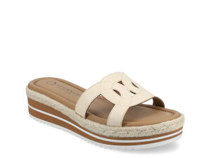 �W���[�j�[ ���f�B�[�X �V���[�Y �T���_�� JourneeRosalinda Wedge Sandal Bone White �z���C�g