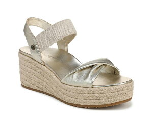 �o�C�I�j�b�N ���f�B�[�X �V���[�Y �T���_�� VionicDarla Espadrille Wedge Sandal Gold Leather �S�[���h