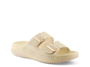�t���N�T�X ���f�B�[�X �V���[�Y �T���_�� FlexusButtermere Sandal Bone White Metallic �z���C�g