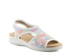 �t���N�T�X ���f�B�[�X �V���[�Y �T���_�� Flexus Let Usurprise You White/Multicolor �z���C�g